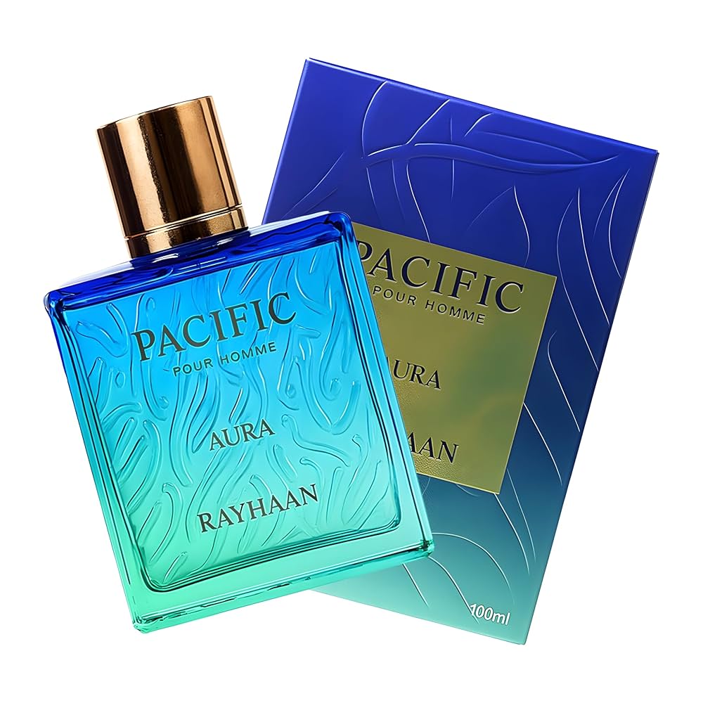 Rayhaan Pacific Aura Pour Homme Eau De Parfum 100ml 3.4 fl oz