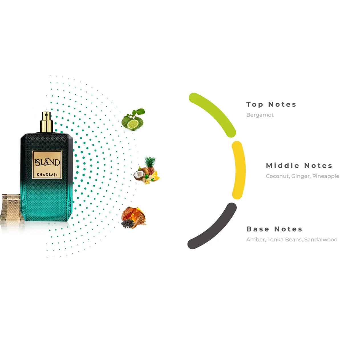 Island Extrait de Parfum 100ml Khadlaj