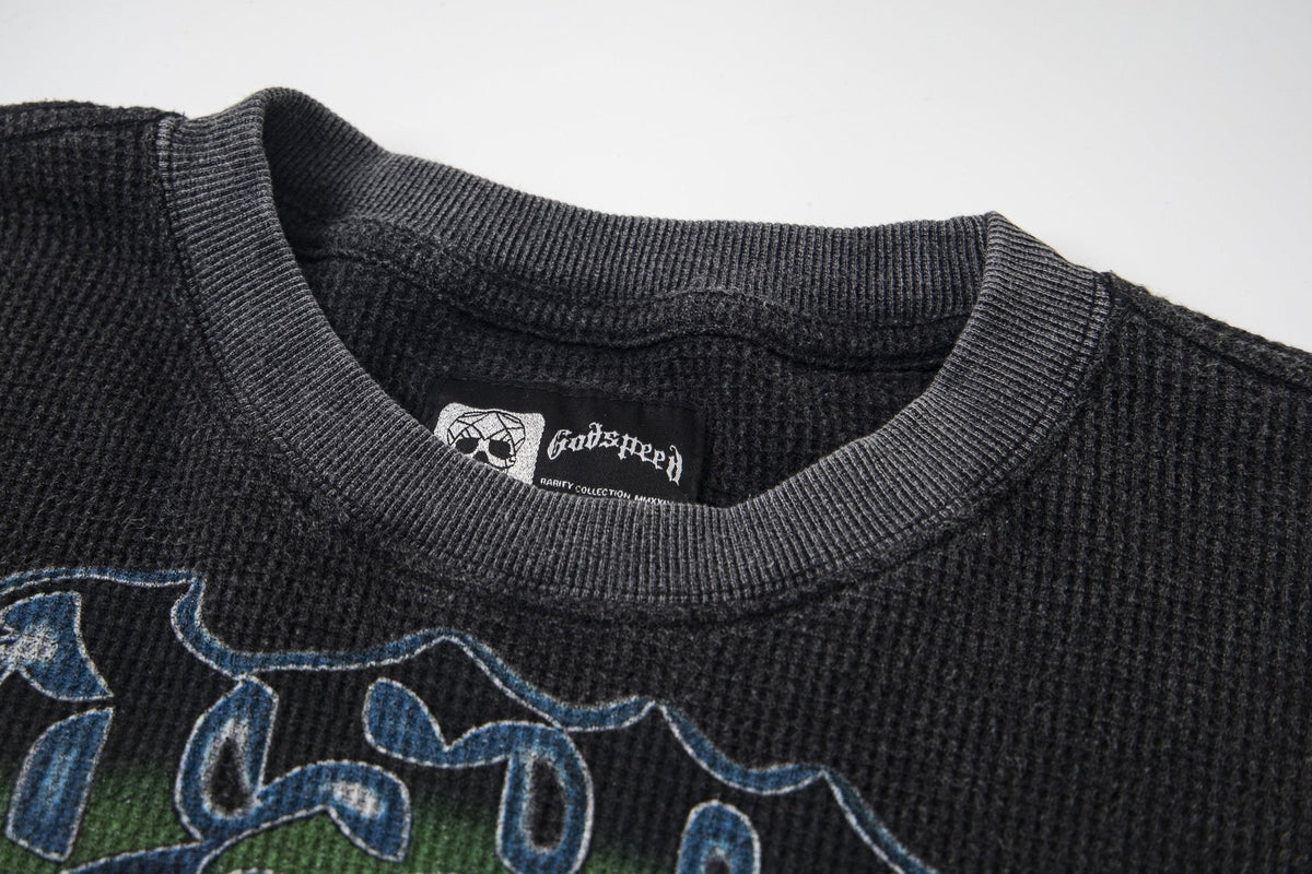 Godspeed E Pluribus Unum Graphic Long-Sleeve T-Shirt — neck_label